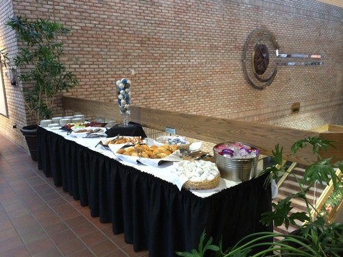 Refreshments at the reception